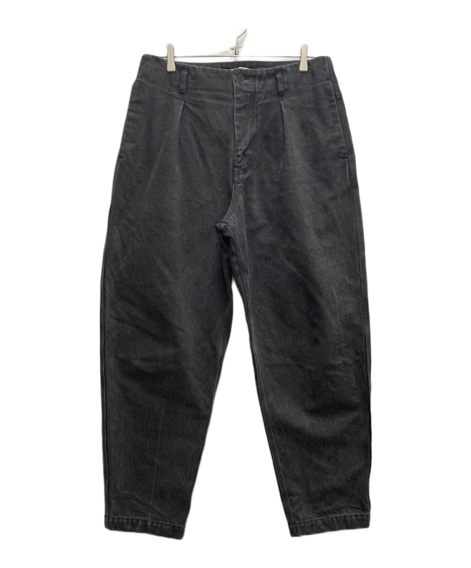 中古・古着通販】kontor (コントール) Denim Tapered Pants グレー 