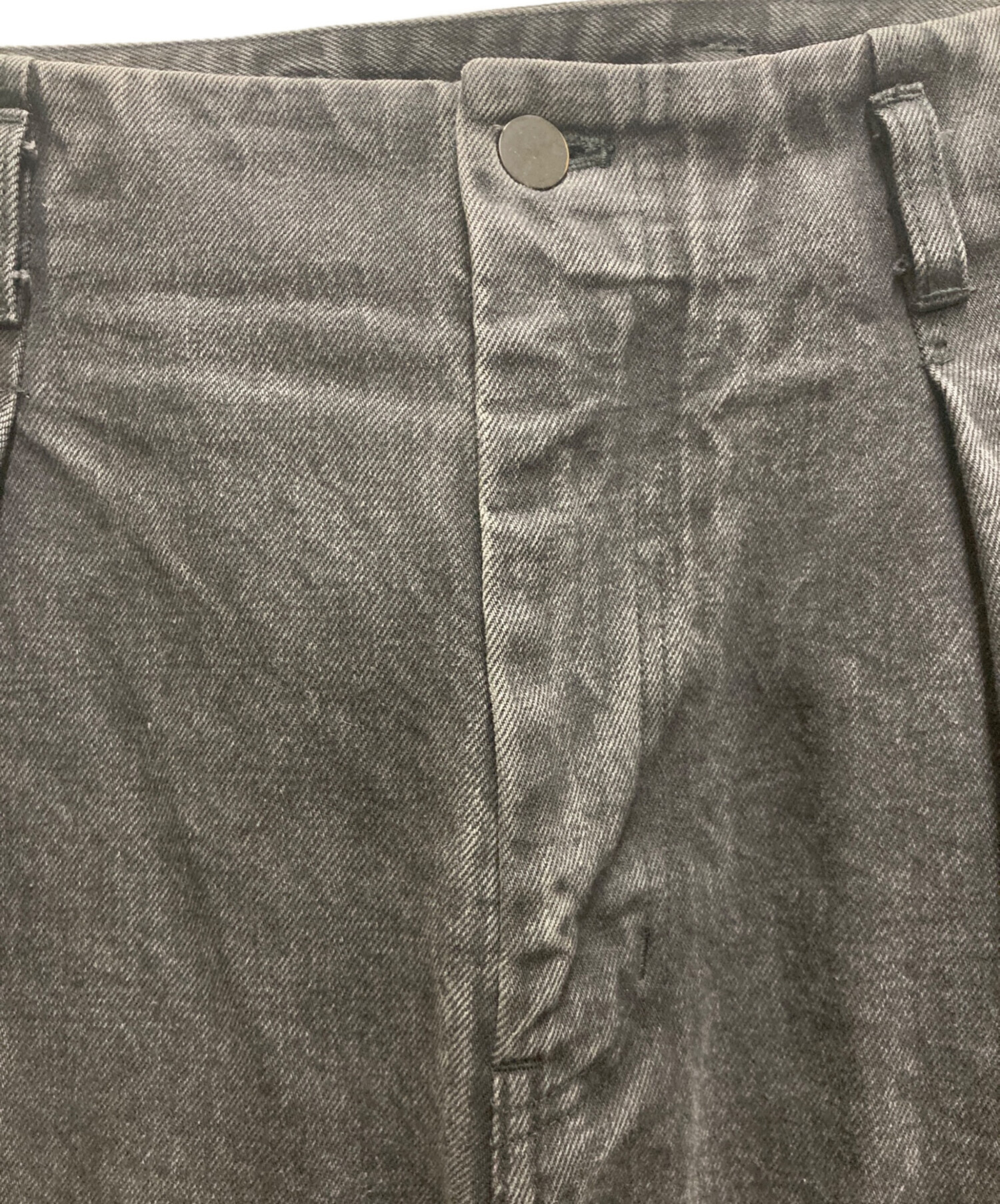 中古・古着通販】kontor (コントール) Denim Tapered Pants グレー 