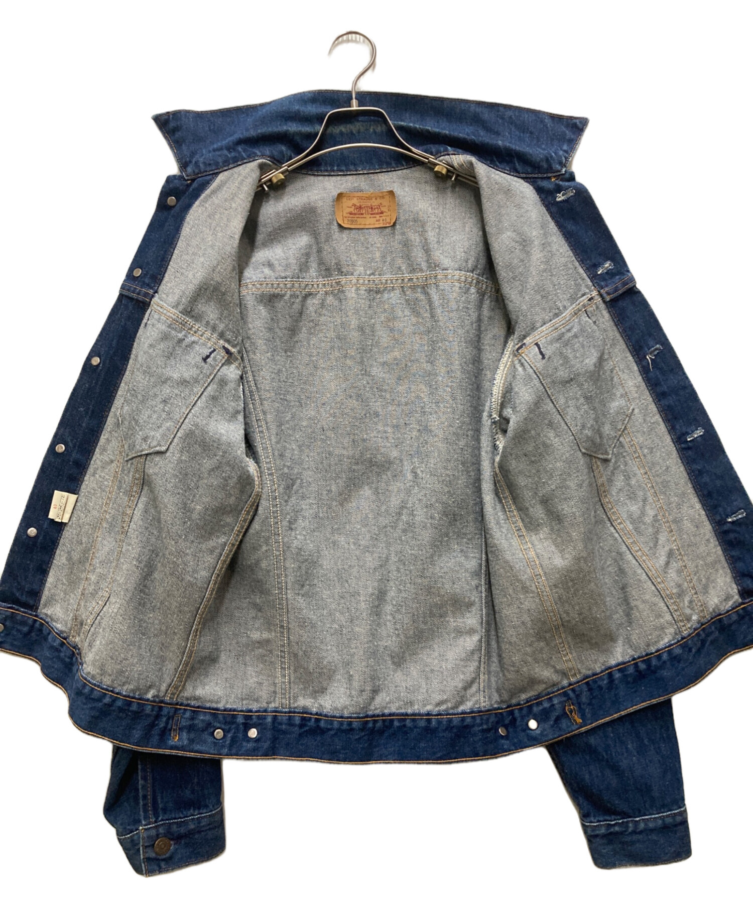 米国製リーバイス　デニムジャケット　XL 96年製　levis 中古・古着通販】LEVI'S (リーバイス) 96年製デニムジャケット ブルー