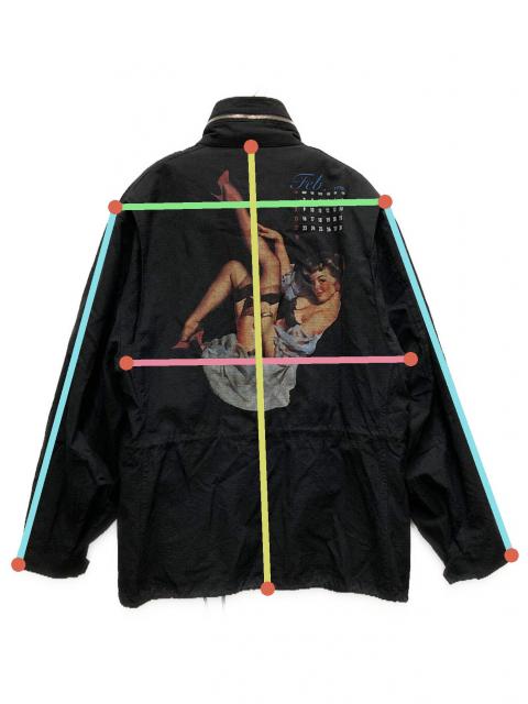 DAIRIKU　Pinup Girl Washed M65 Jacket　黒 中古・古着通販】DAIRIKU (ダイリク) 20AW Pinup Girl Washed M65