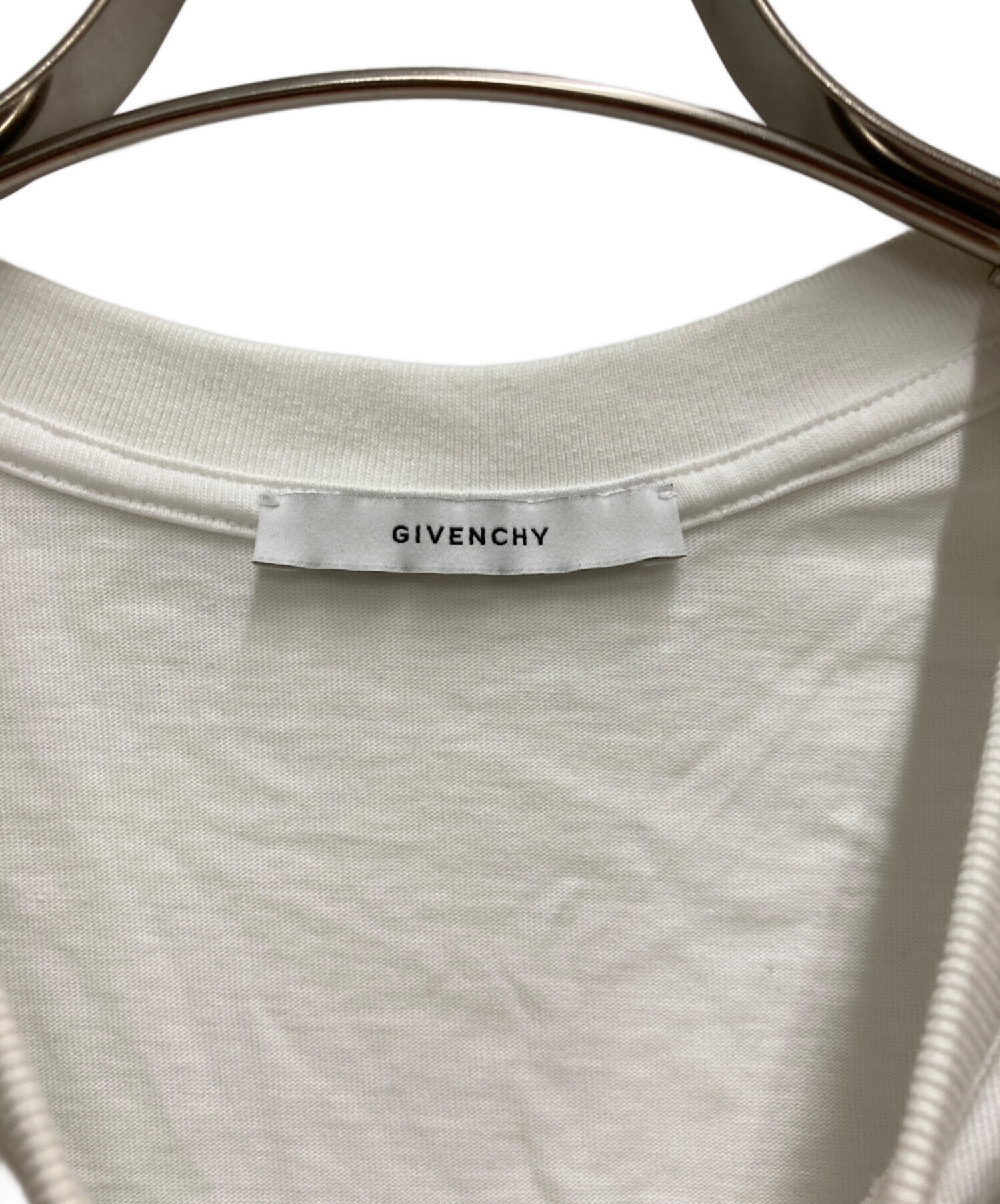 中古・古着通販】GIVENCHY (ジバンシィ) ロゴTシャツ ホワイト サイズ