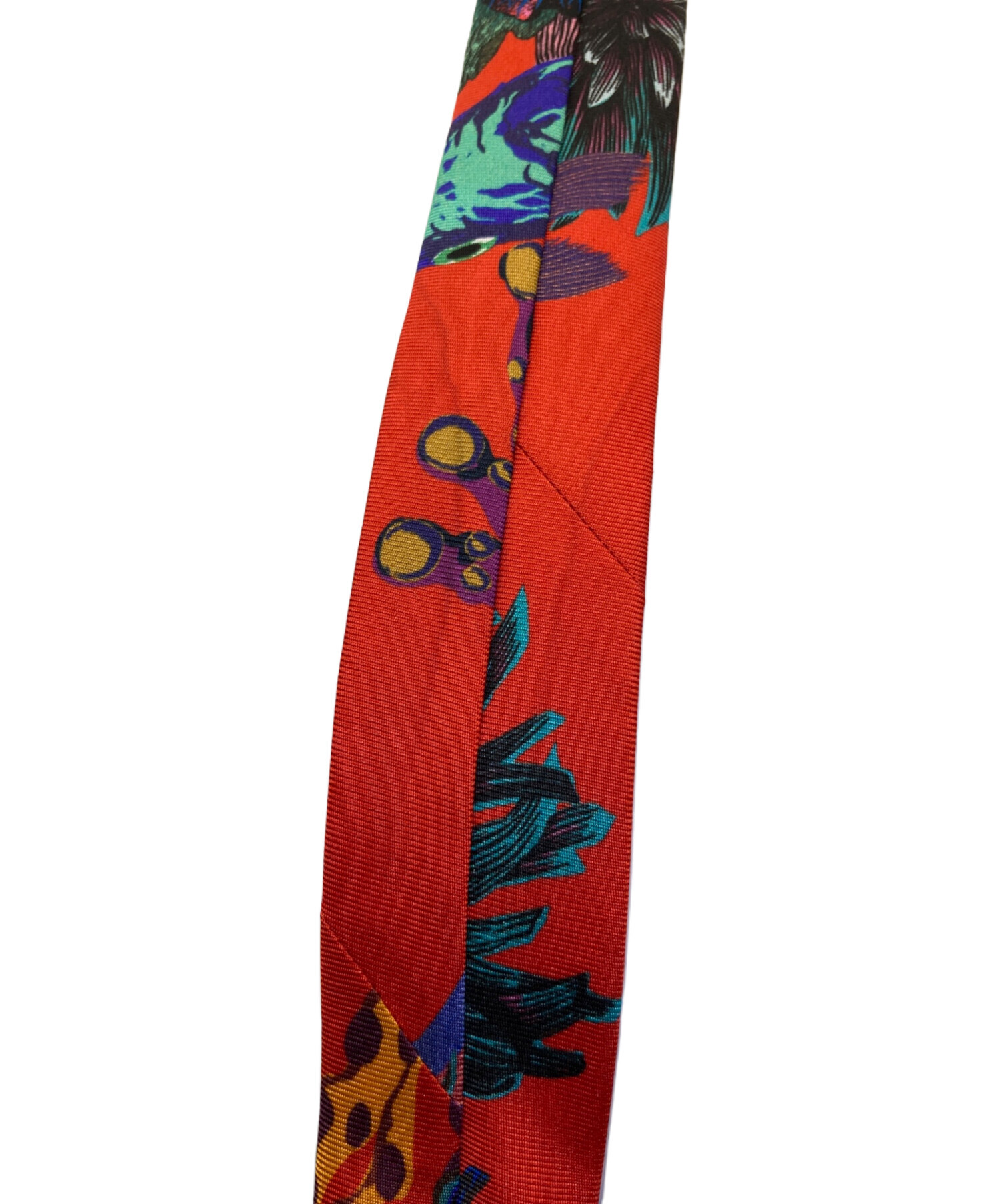 【未使用品】Paul Smith ネクタイ　高級シルク　レッド 中古・古着通販】PAUL SMITH (ポールスミス) フローラルシルクネクタイ