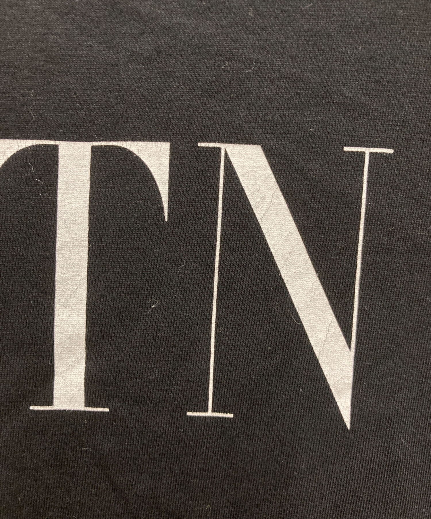 中古・古着通販】VALENTINO (ヴァレンティノ) VLTNロゴプリントTシャツ