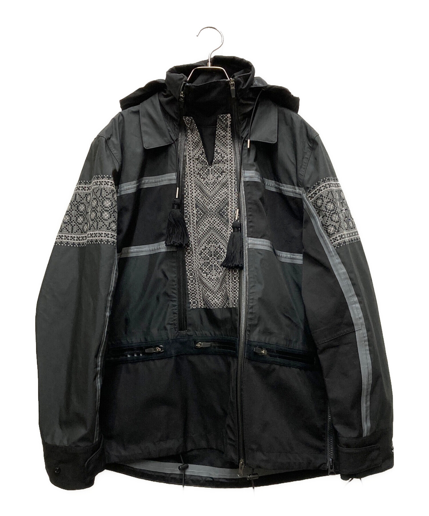 中古・古着通販】sacai (サカイ) Floral Embroidery Mix Blouson