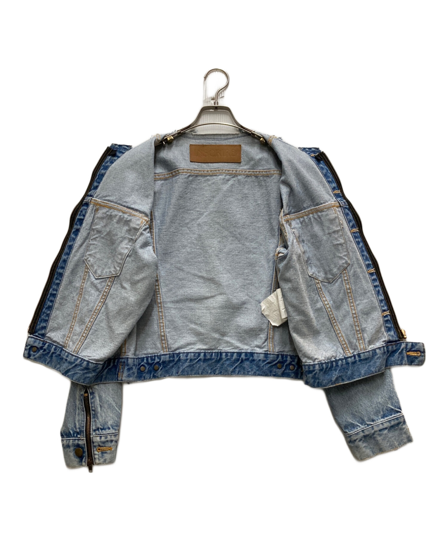 中古・古着通販】INSCRIRE (アンスクリア) Denim Riders Jacket