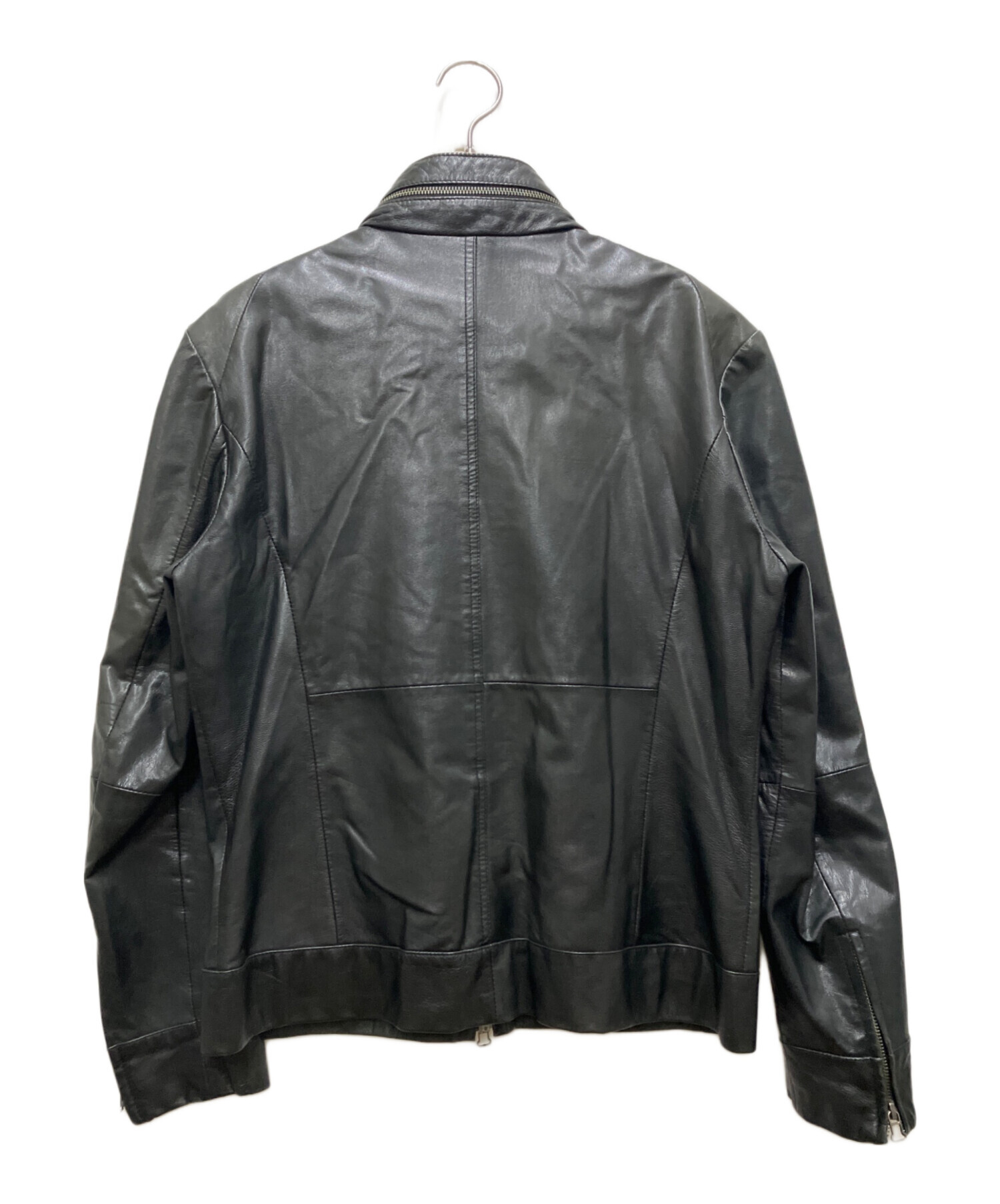 中古・古着通販】MORGAN HOMME (モルガンオム) ダブルジップレザー