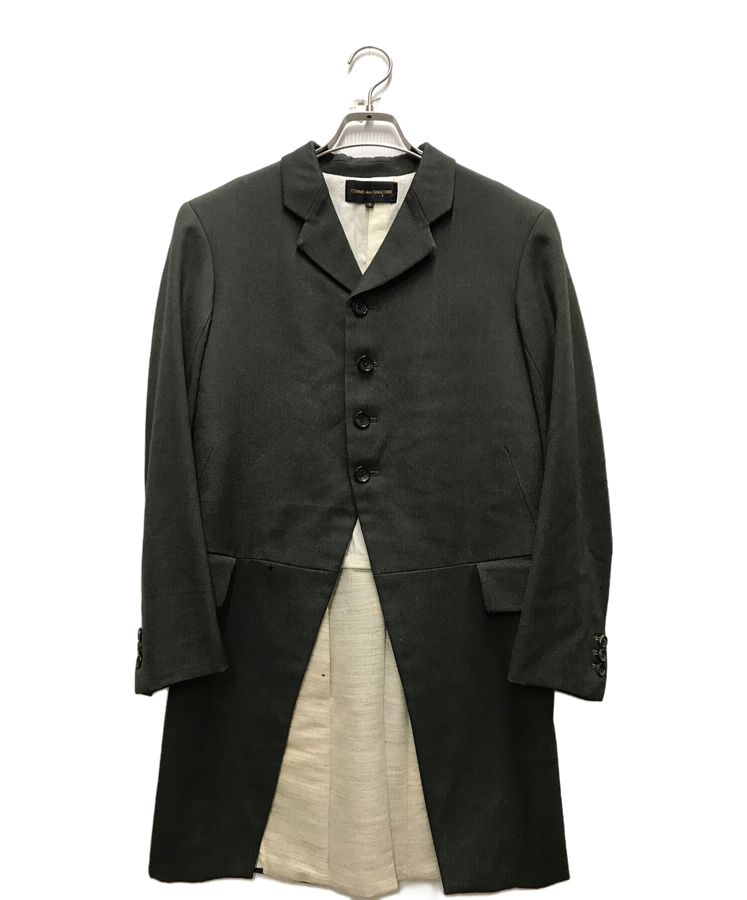 コムデギャルソン スモックロング燕尾ジャケット 中古・古着通販】COMME des GARCONS (コムデギャルソン) 燕尾ロング
