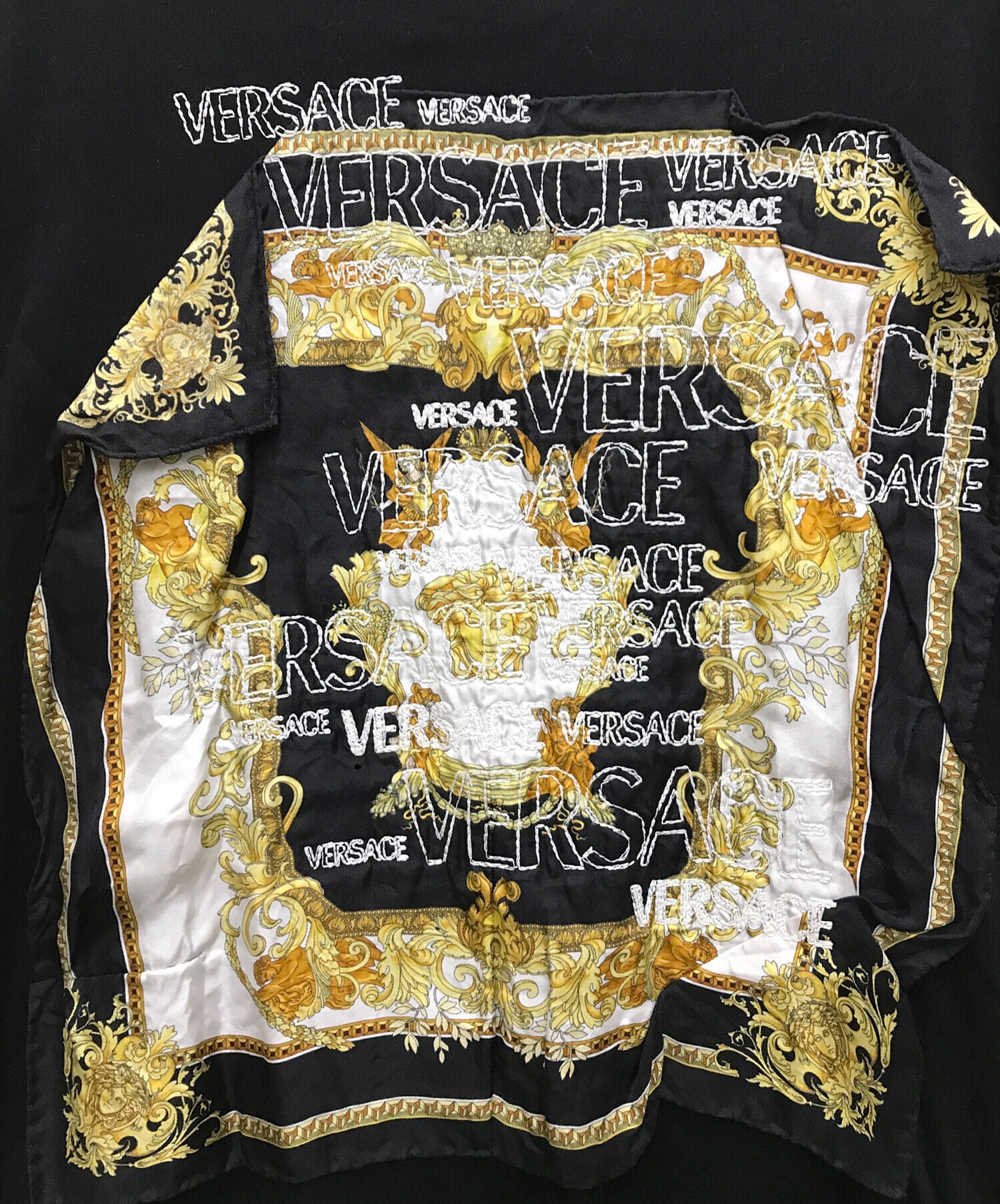 VERSACE ヴェルサーチ ビジネス S 黒 【古着】【中古】【送料無料】 中古・古着通販】VERSACE (ヴェルサーチェ) 2WAYバッグ ブラック