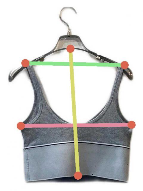 alexanderwang ロゴ入りブラトップ グレー　xxs 未使用タグ付き Alexander Wang - Alexander wang ブラトップの通販 by