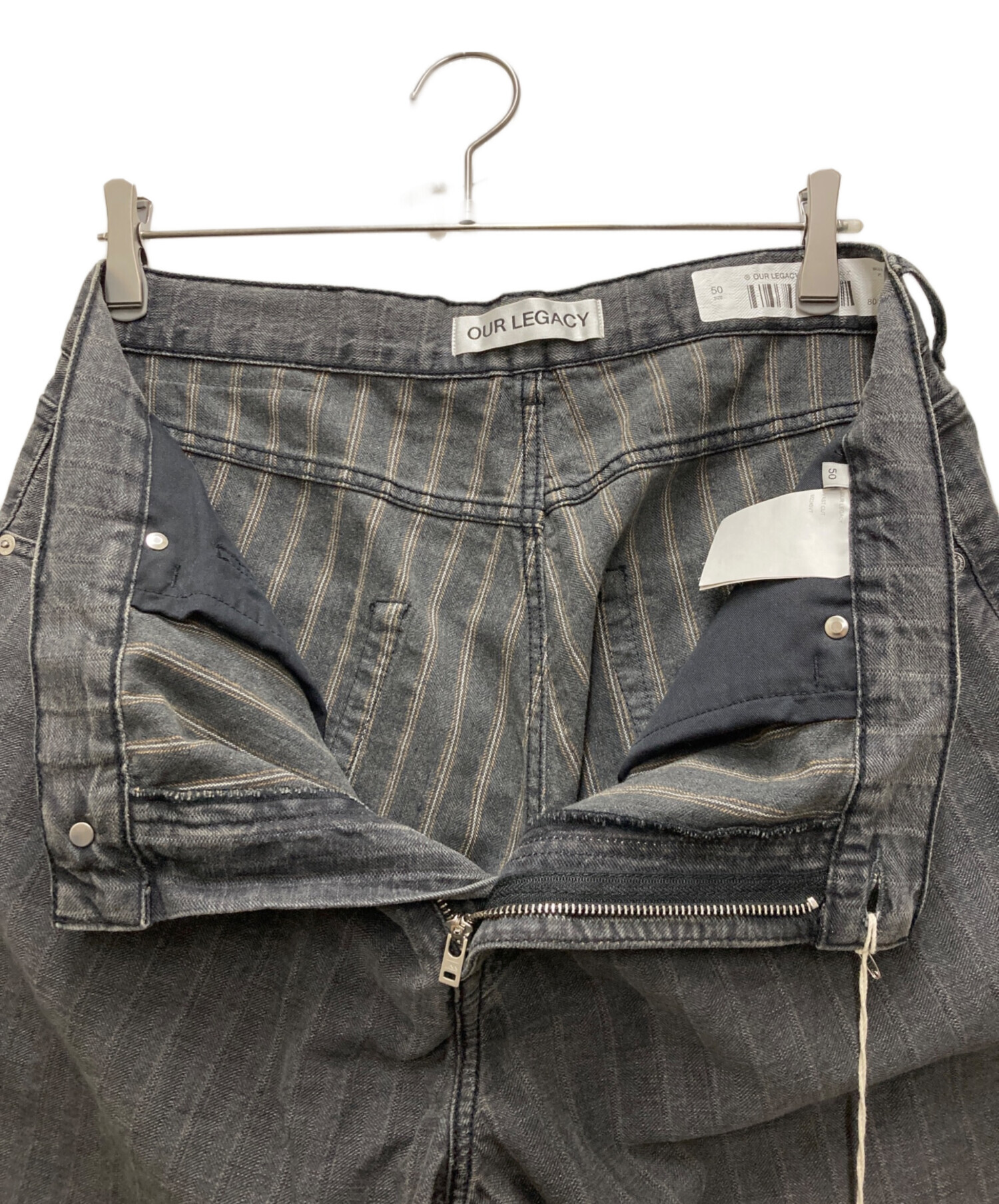 早い者勝ち！定価7万！OUR LEGACY ワイドデニム 中古・古着通販】OUR LEGACY (アワーレガシー) VAST CUT Torino Stripe
