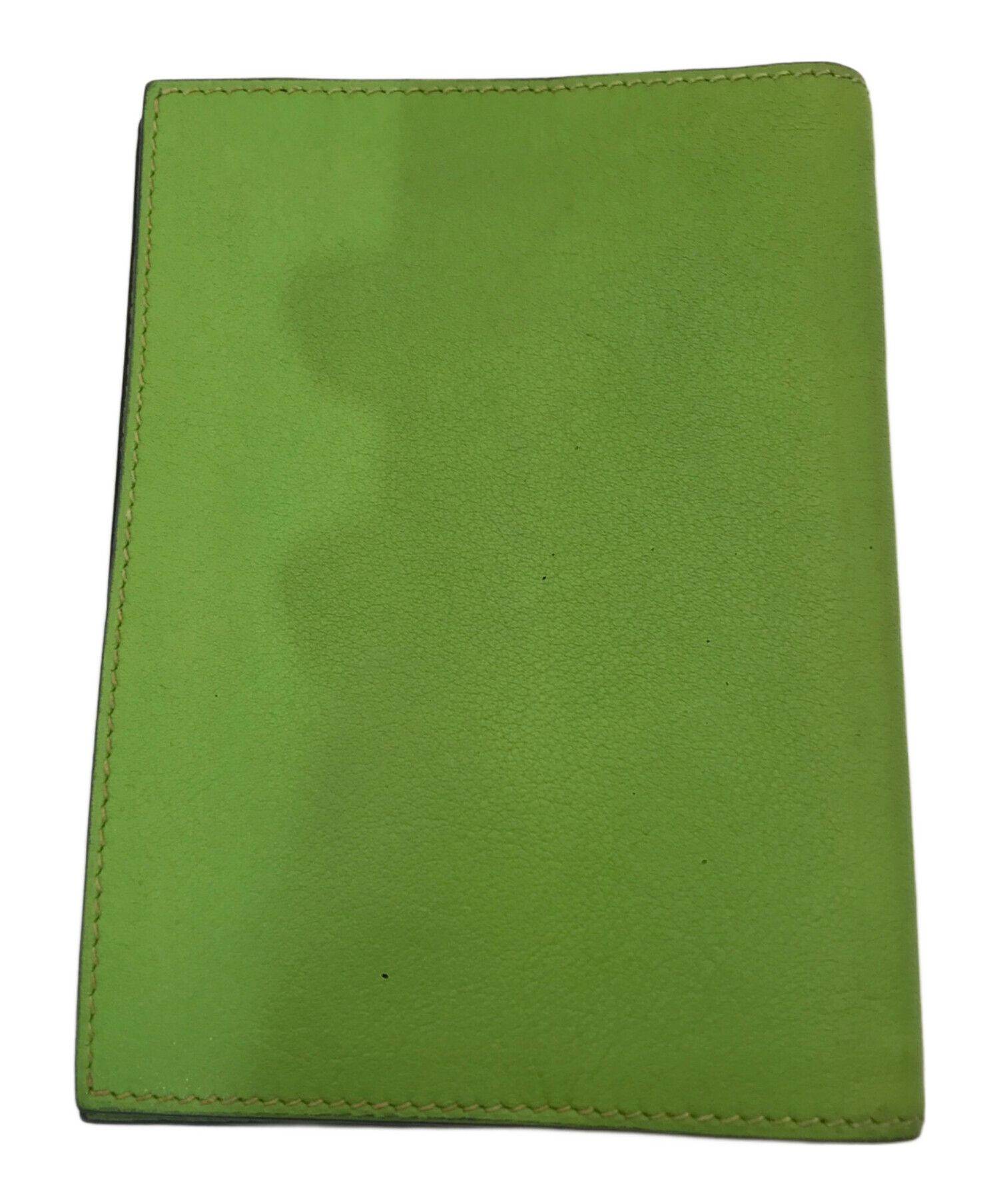中古・古着通販】HERMES (エルメス) 手帳カバー グリーン|ブランド 中古・古着通販】HERMES (エルメス) 手帳カバー グリーン|ブランド