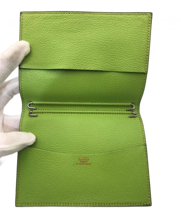 【未使用】エルメス　メモ帳　カバー　レフィル　フルセット　グリーン 中古・古着通販】HERMES (エルメス) 手帳カバー グリーン｜ブランド