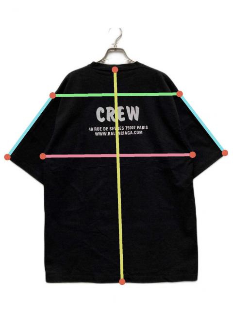 中古・古着通販】BALENCIAGA (バレンシアガ) CREWロゴプリントTシャツ