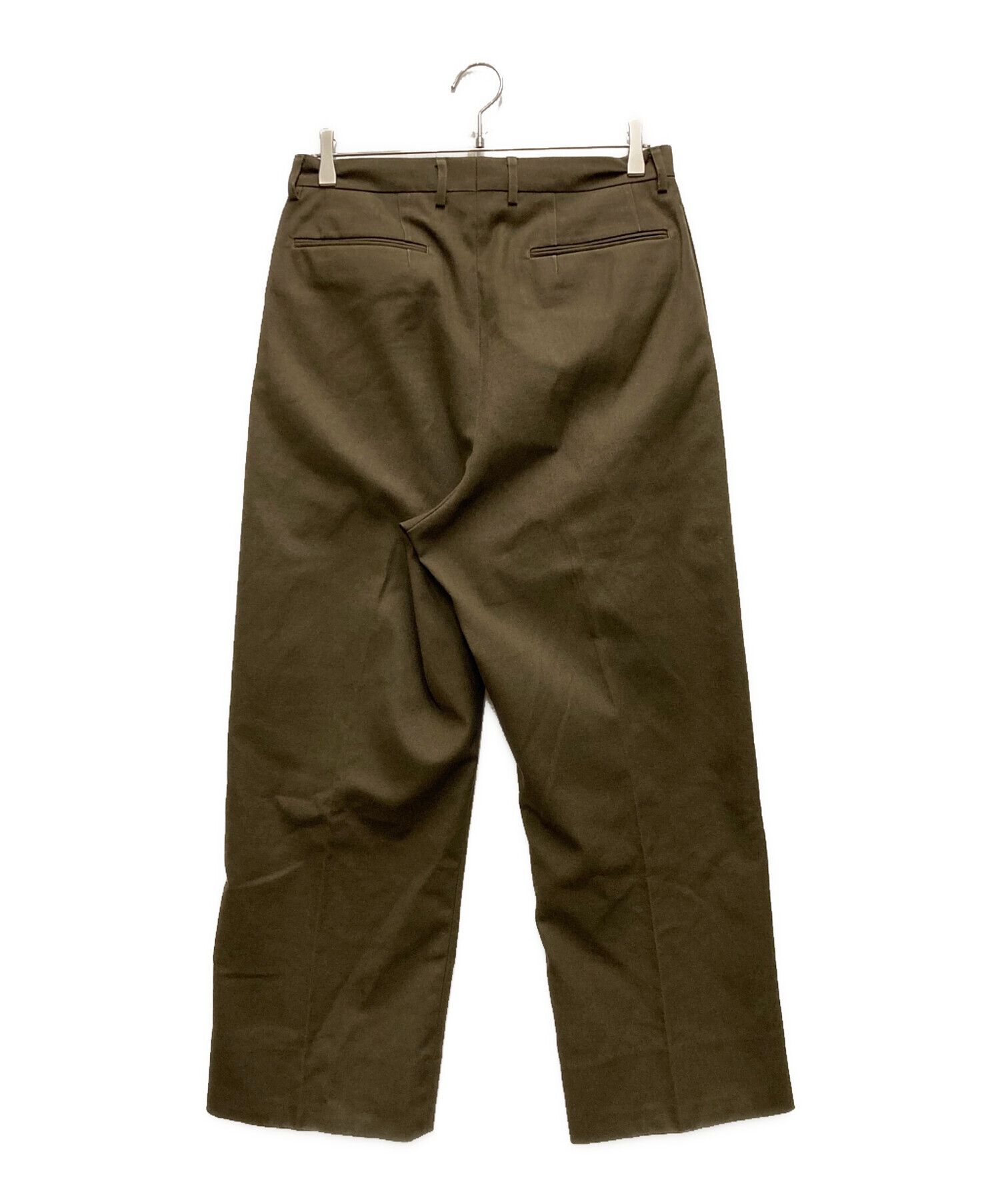 中古・古着通販】NEAT (ニート) 2タックパンツ オリーブ サイズ:46