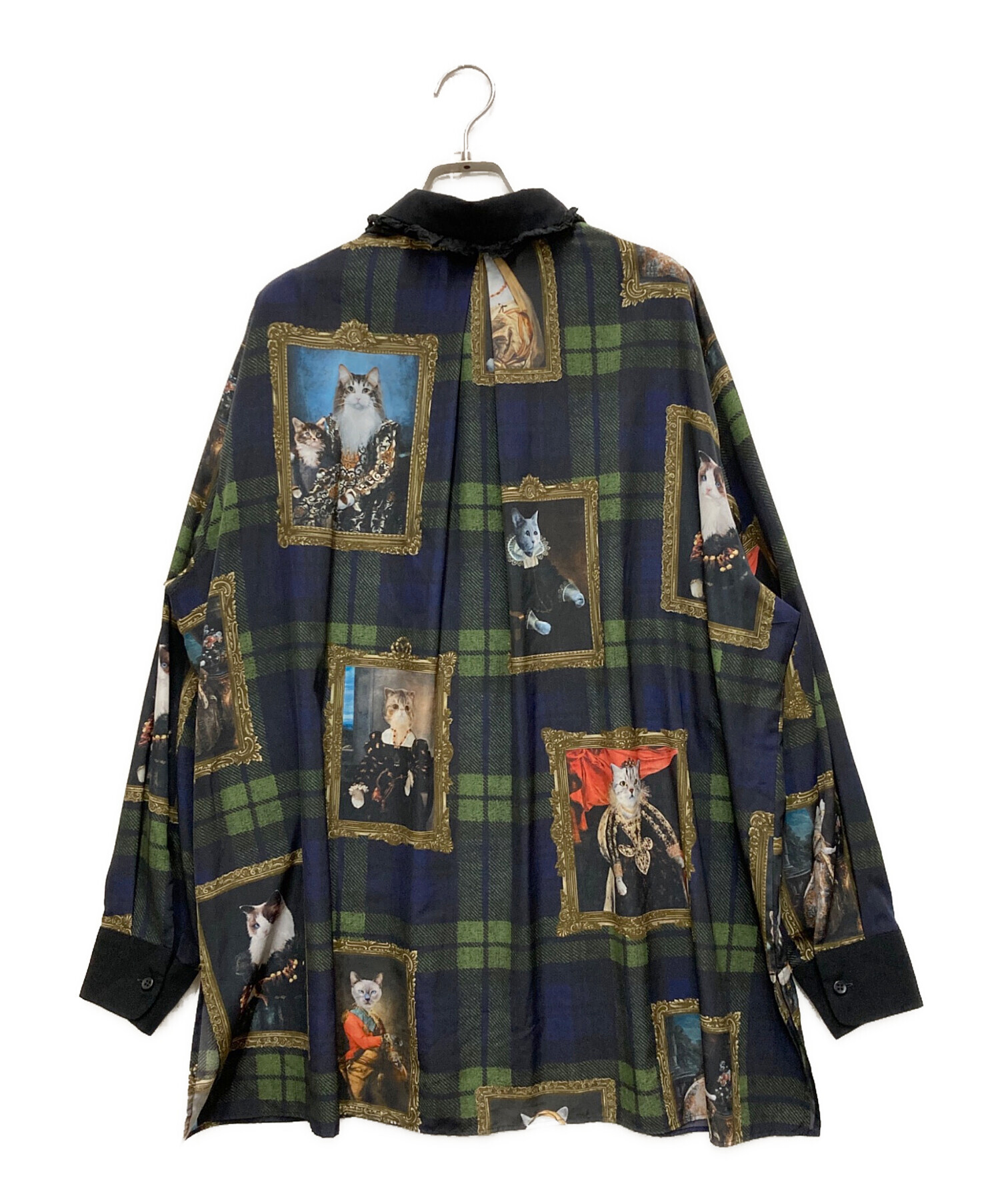 中古・古着通販】&ellecy (アンドエルシー) 23SS 猫貴族チェックシャツ