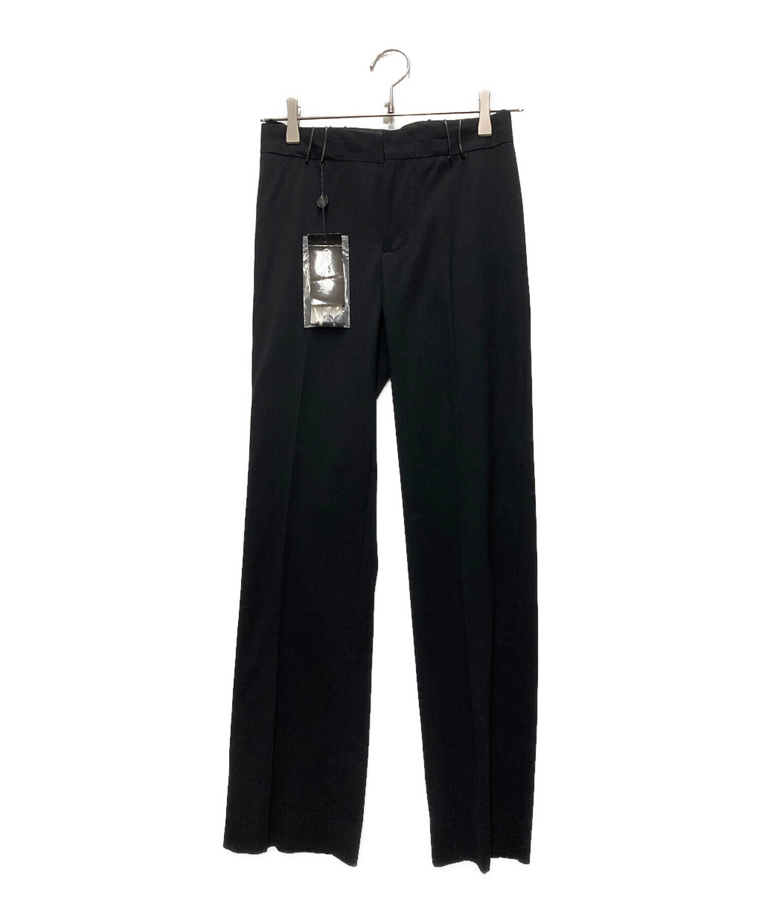中古・古着通販】GUCCI (グッチ) サイドジップスラックス ブラック