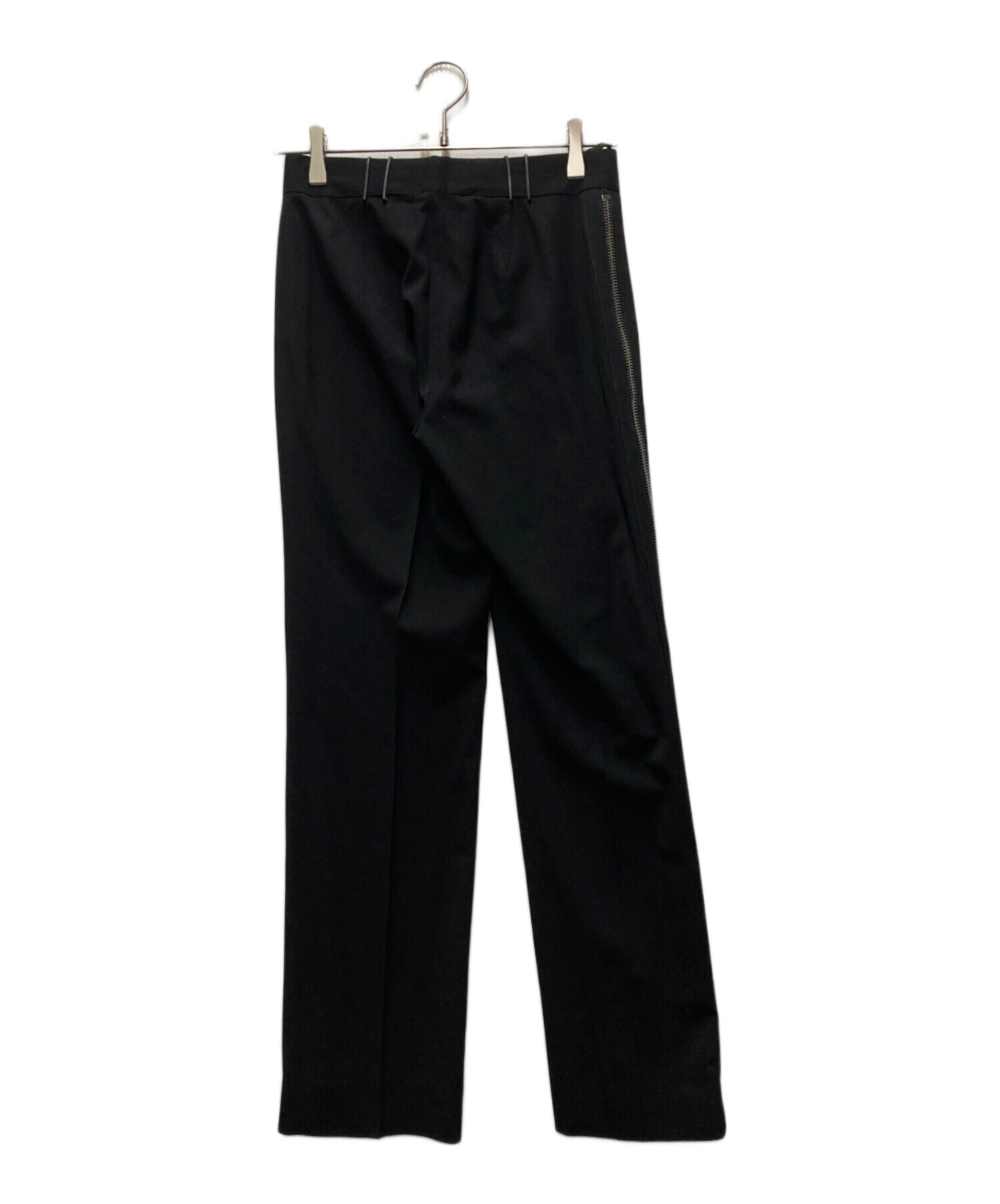 中古・古着通販】GUCCI (グッチ) サイドジップスラックス ブラック