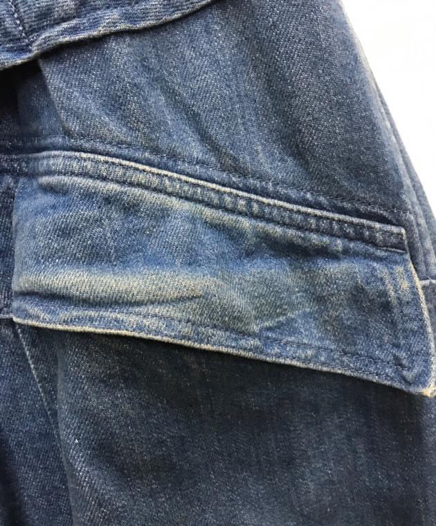 中古・古着通販】KAPITAL (キャピタル) ワイドデニムパンツ インディゴ