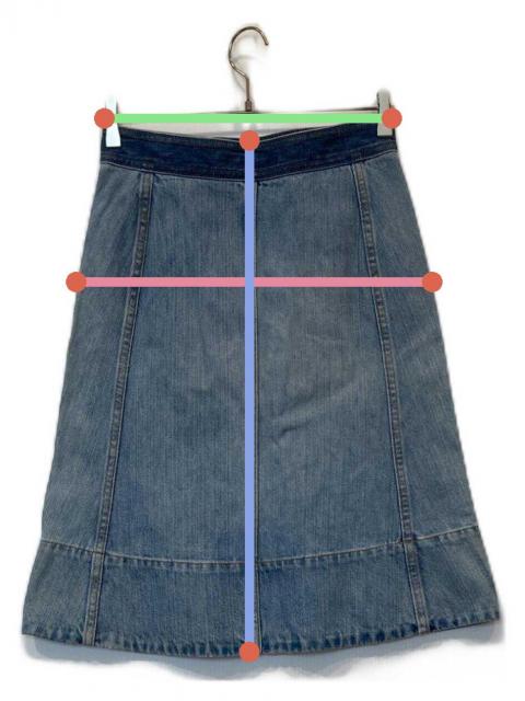 中古・古着通販】MARC JACOBS (マークジェイコブス) デニムスカート