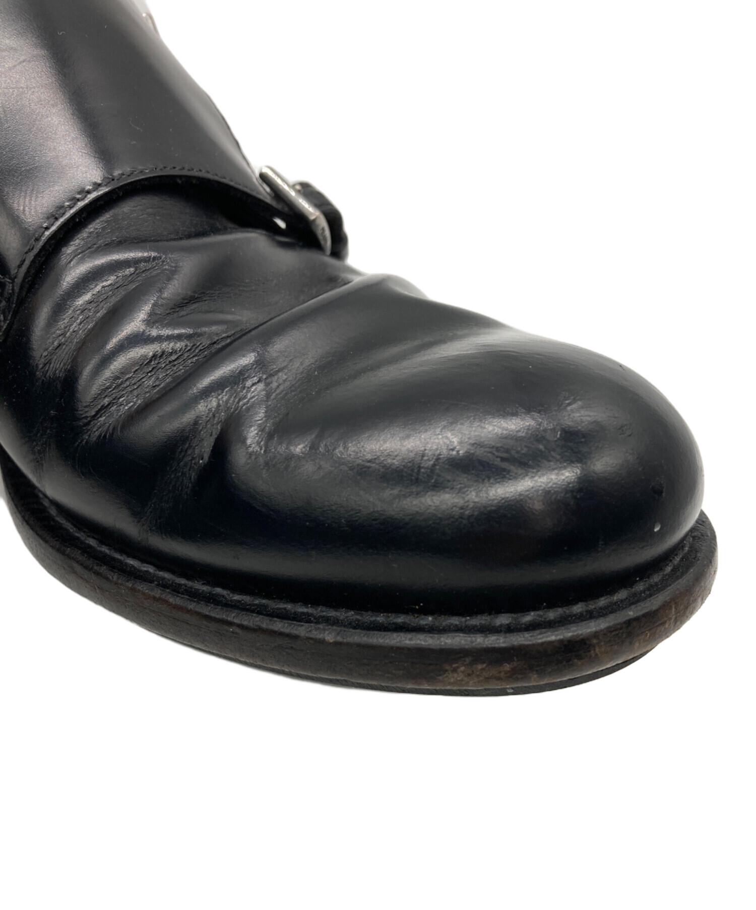 中古・古着通販】PRADA (プラダ) ダブルモンクストラップシューズ