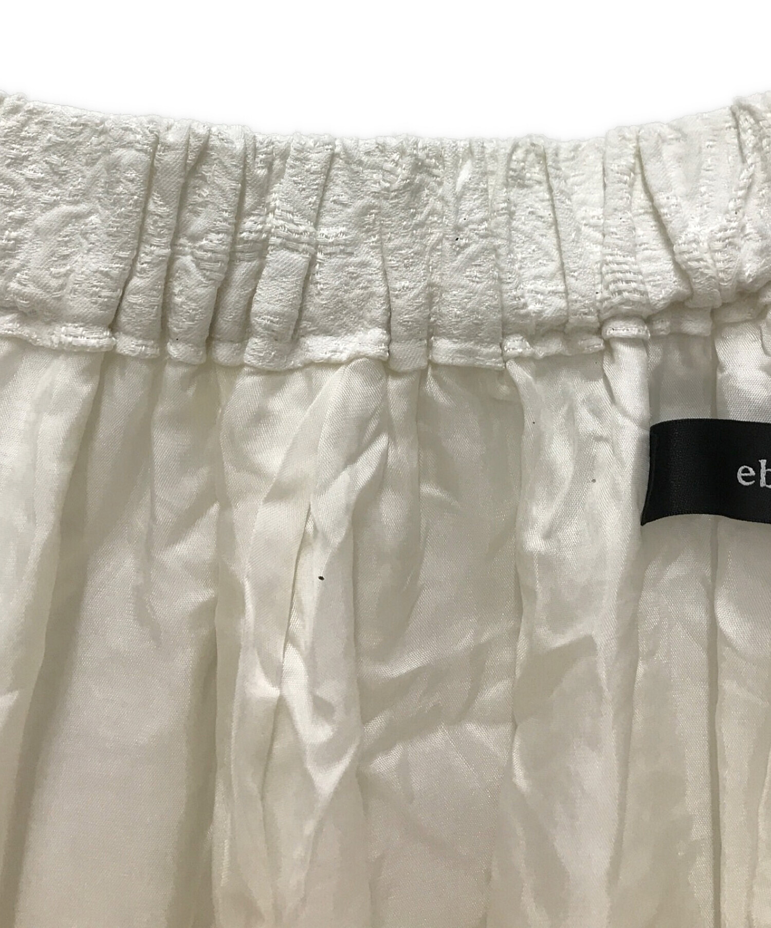 中古・古着通販】EBURE (エブール) コットンフラワージャガード