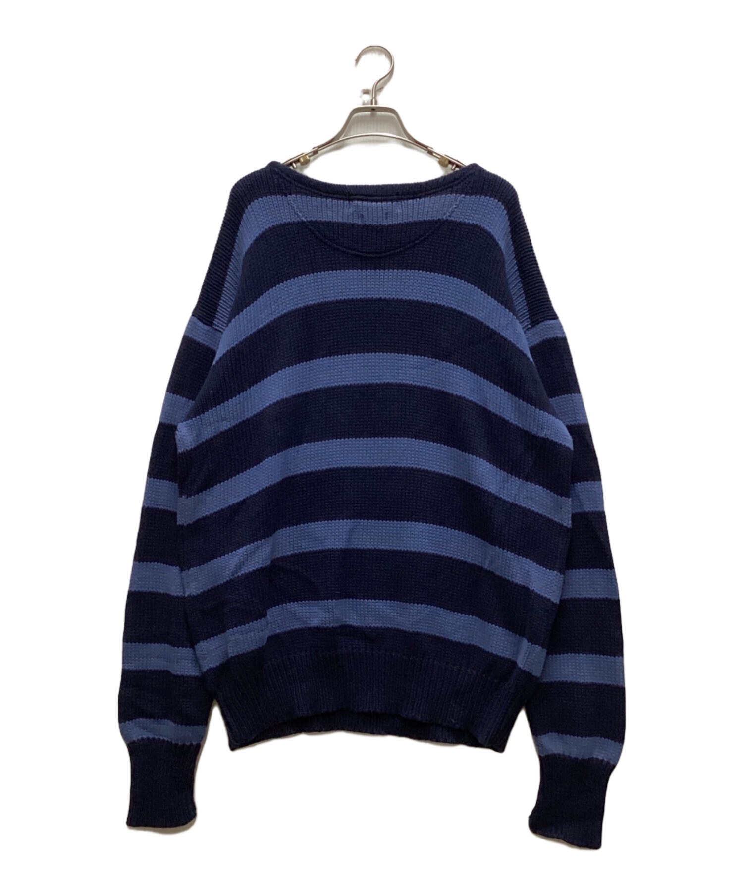90s~ ラルフローレン コットンニット 太ボーダー 中古・古着通販】POLO RALPH LAUREN (ポロ・ラルフローレン) 90`s