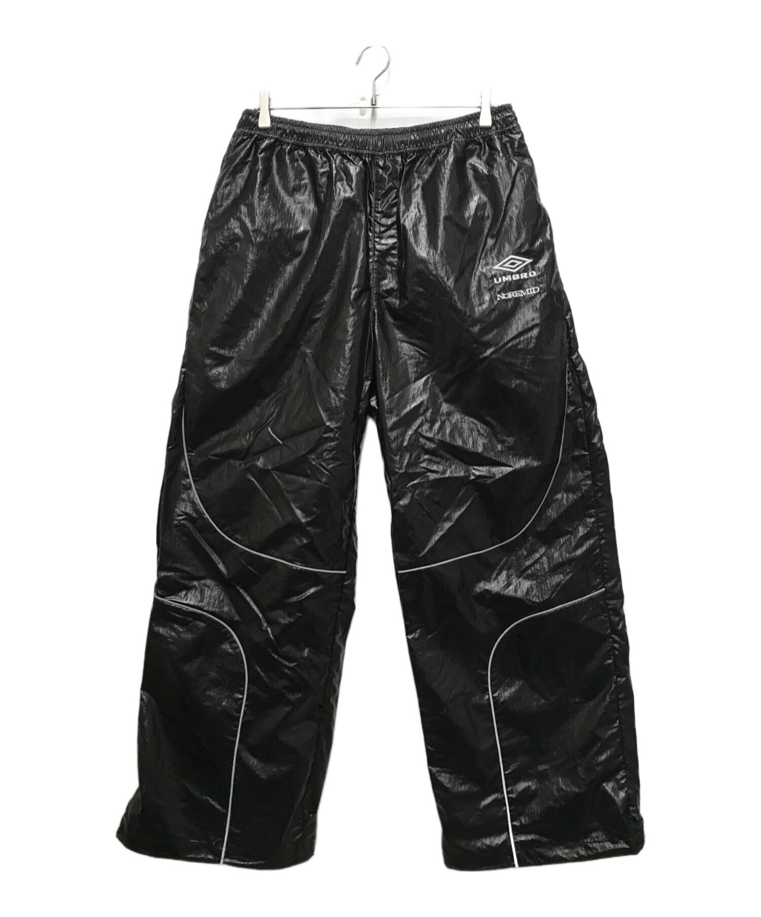 激レア】NOREMID ブラックナイロンパンツ 中古・古着通販】Noremid (ノーリミッド) UMBRO (アンブロ) REFLECTIVE
