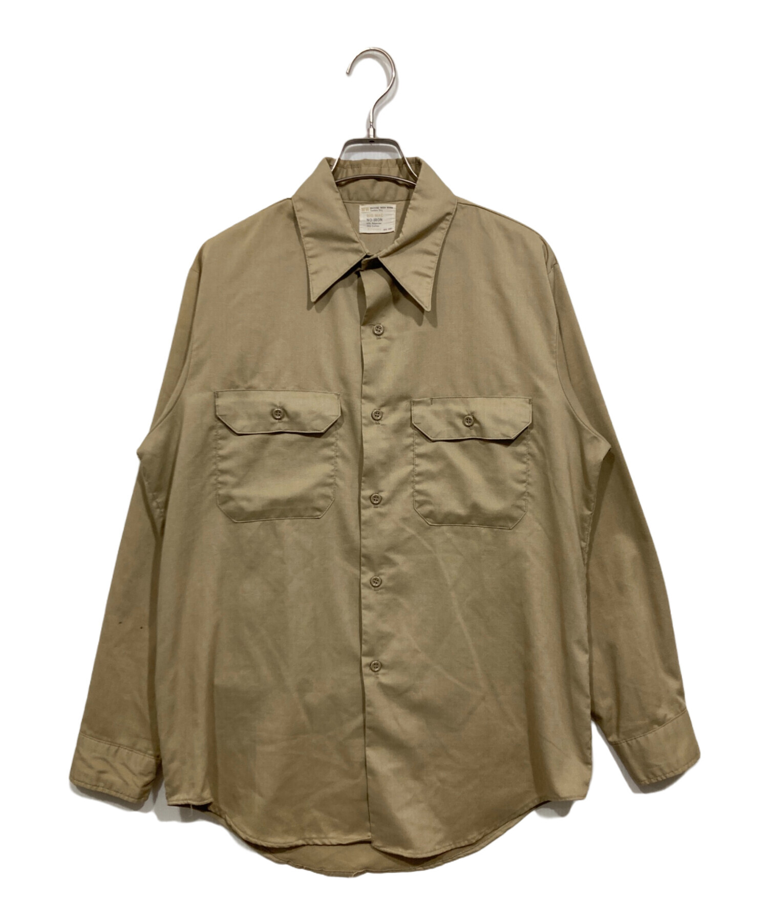 F*e様 PENNEY'S BIG MAC ワークシャツ　ベージュ 中古・古着通販】big mac (ビッグマック) 70'S ワークシャツ ベージュ