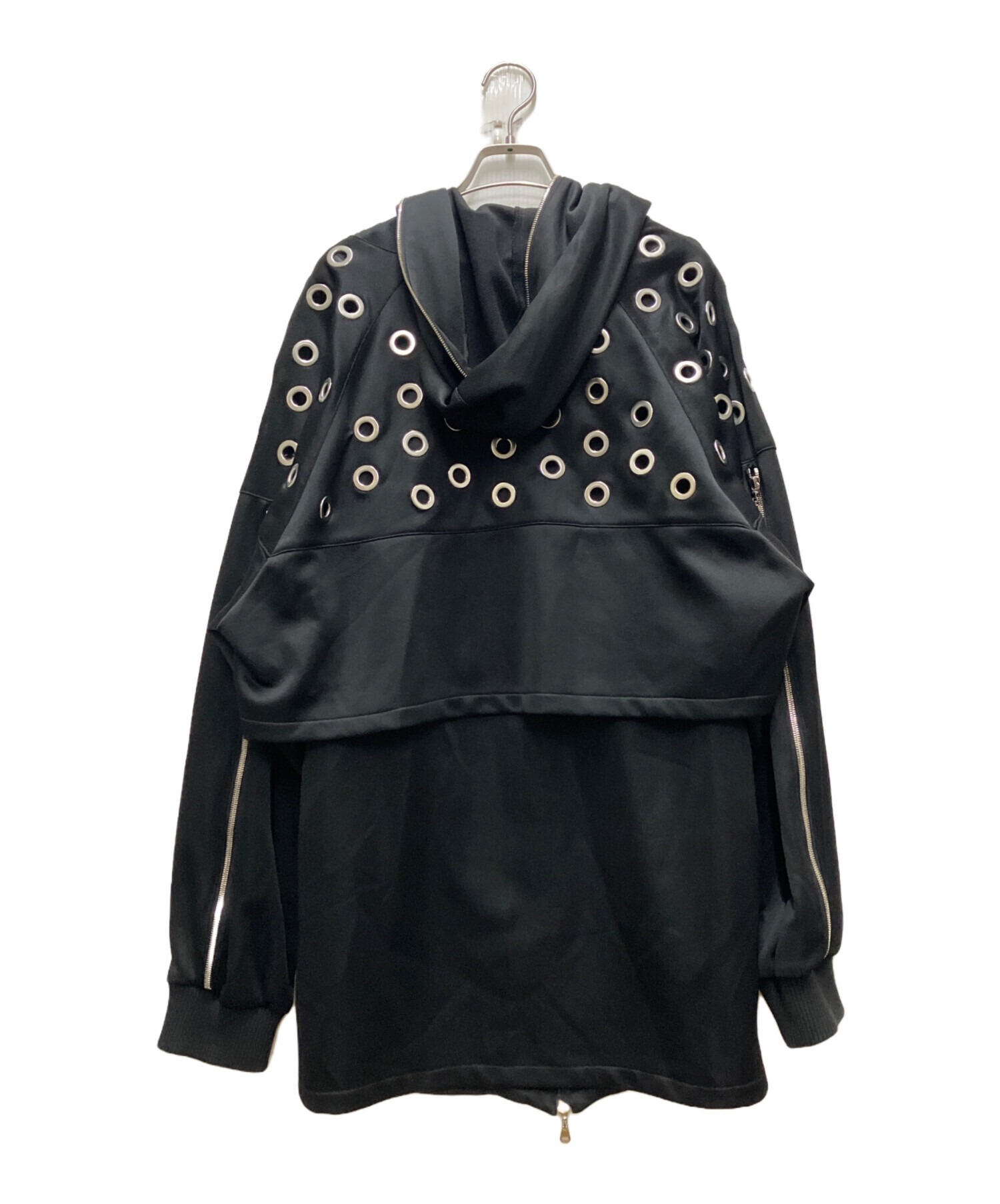 ACUOD by CHANU アクオド バイ チャヌ パーカー /BLACK 中古・古着通販】ACUOD by CHANU (アクオド バイ チャヌ) ハトメ