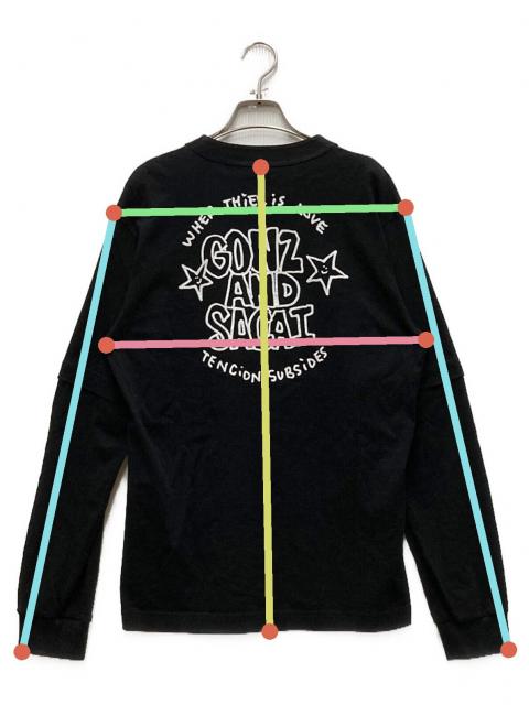 ごう様 中古・古着通販】sacai (サカイ) Gonz GONZ AND SACAI L/S T-Shirt