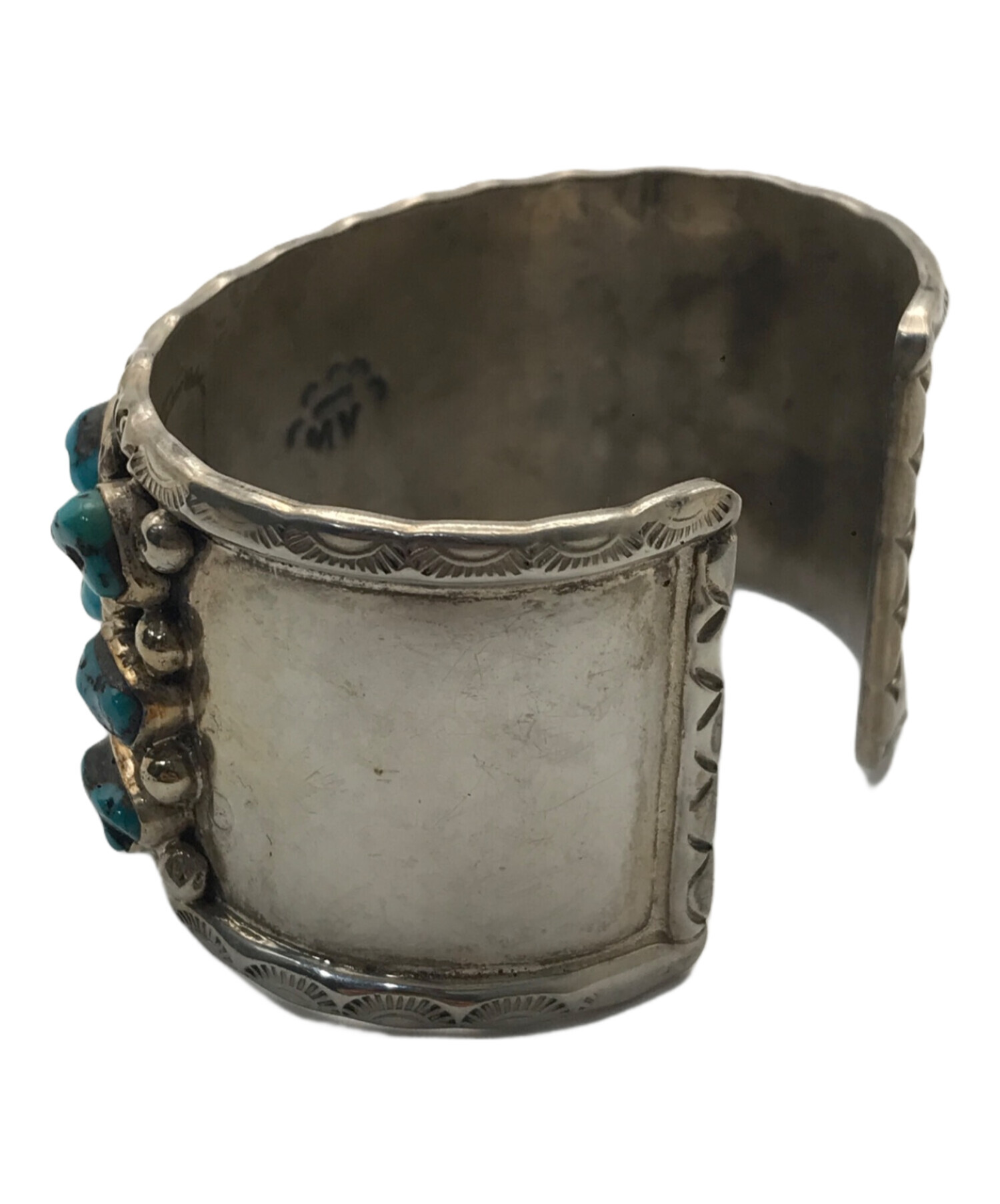 中古・古着通販】NAVAJO (ナバホ) ターコイズバングル グレー
