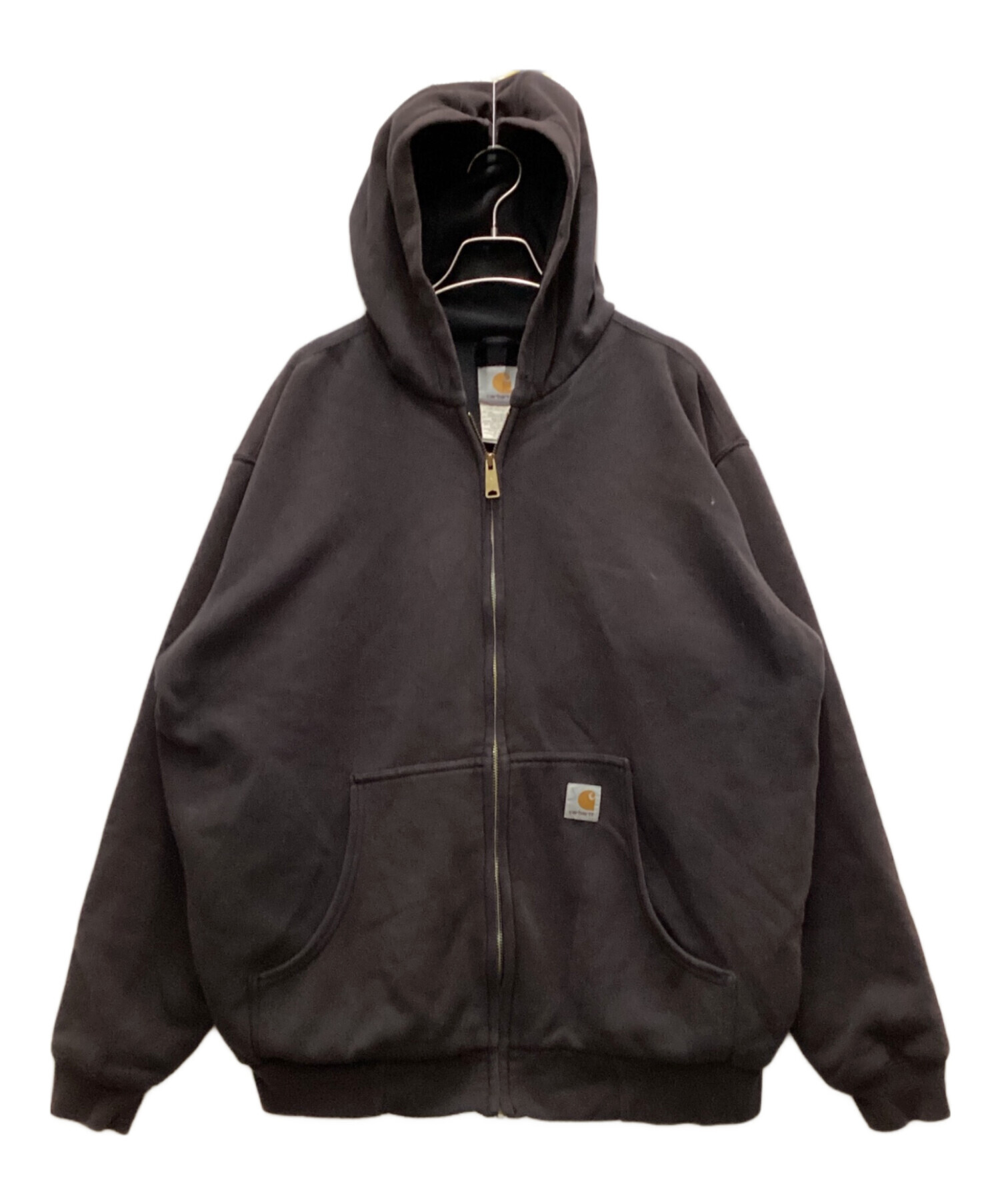 Carhartt パーカー 中古・古着通販】CarHartt (カーハート) 00`sジップフーディ ブラック