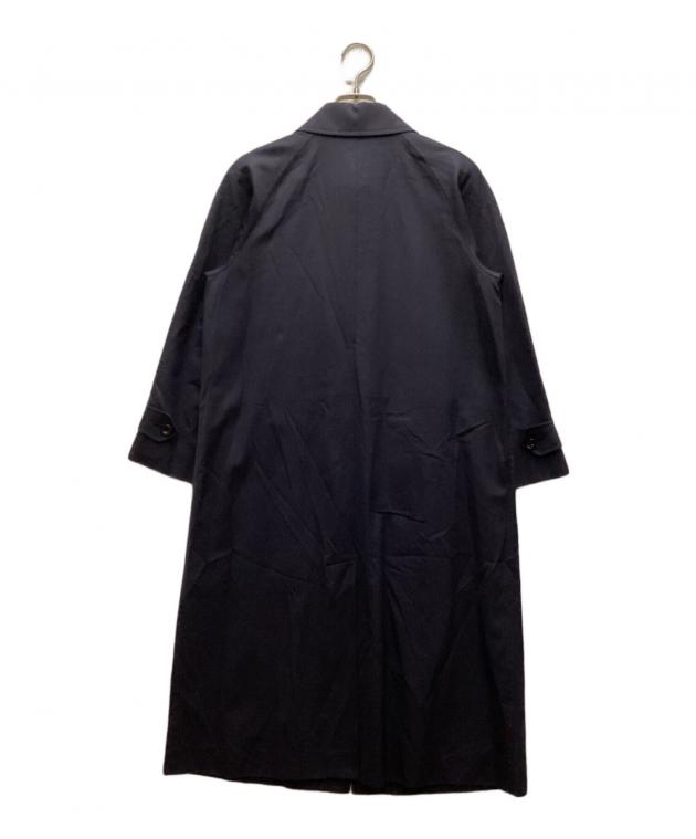 90s バーバリー ロンドン ノバチェック バルカラー コート ネイビー　M相当 中古・古着通販】BURBERRY LONDON (バーバリーロンドン) 裏地ノバ