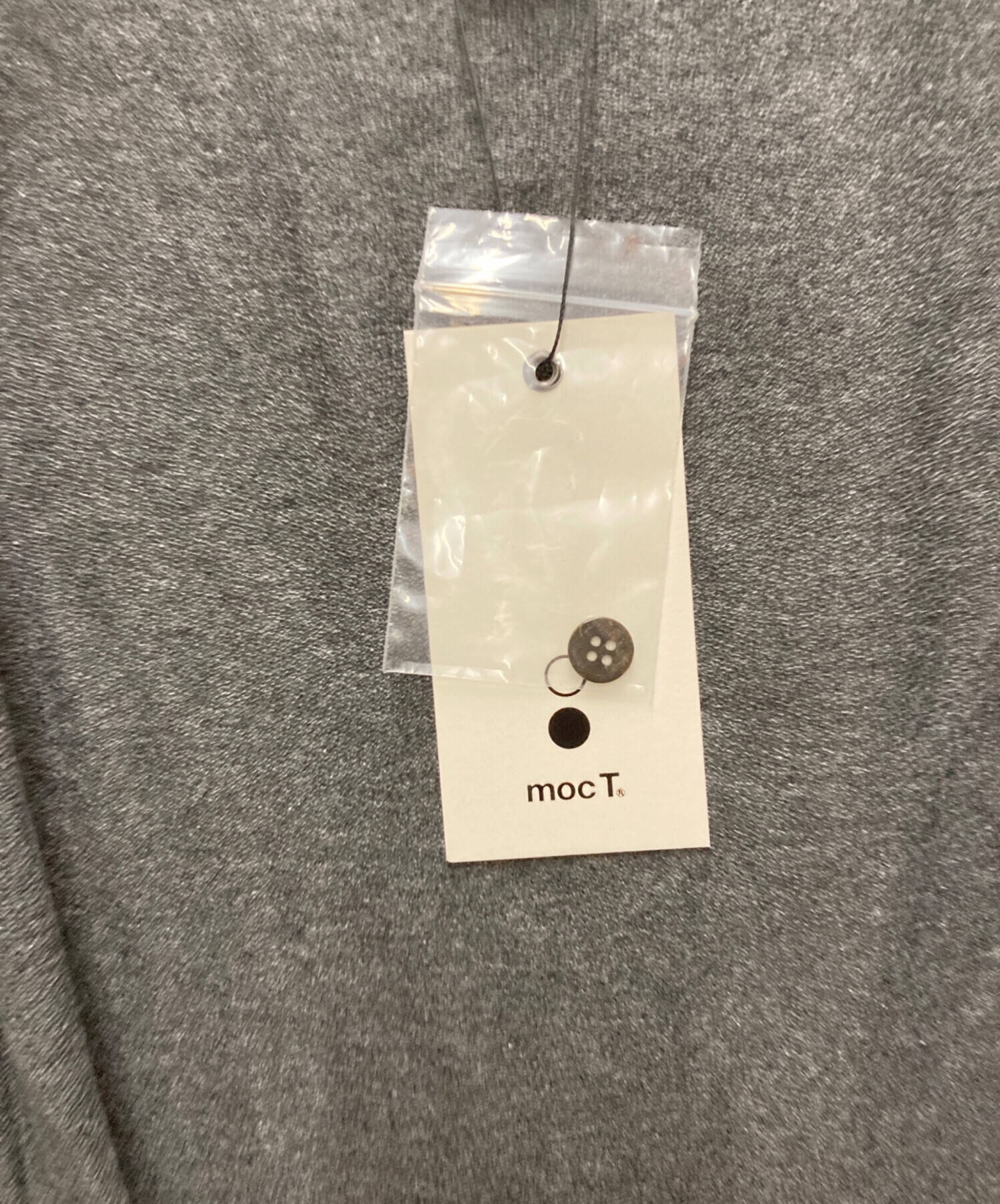 中古・古着通販】mocT (モクティ) コットンジャージーカーディガン 