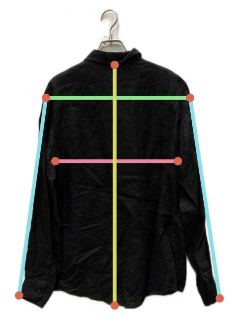 中古・古着通販】A.P.C. (アーペーセー) リネンシャツ ブラック サイズ
