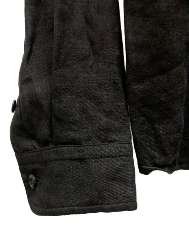 中古・古着通販】A.P.C. (アーペーセー) リネンシャツ ブラック サイズ