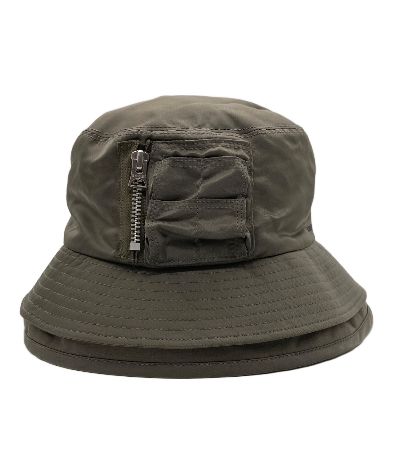 中古・古着通販】sacai (サカイ) バケットハット オリーブ サイズ:1