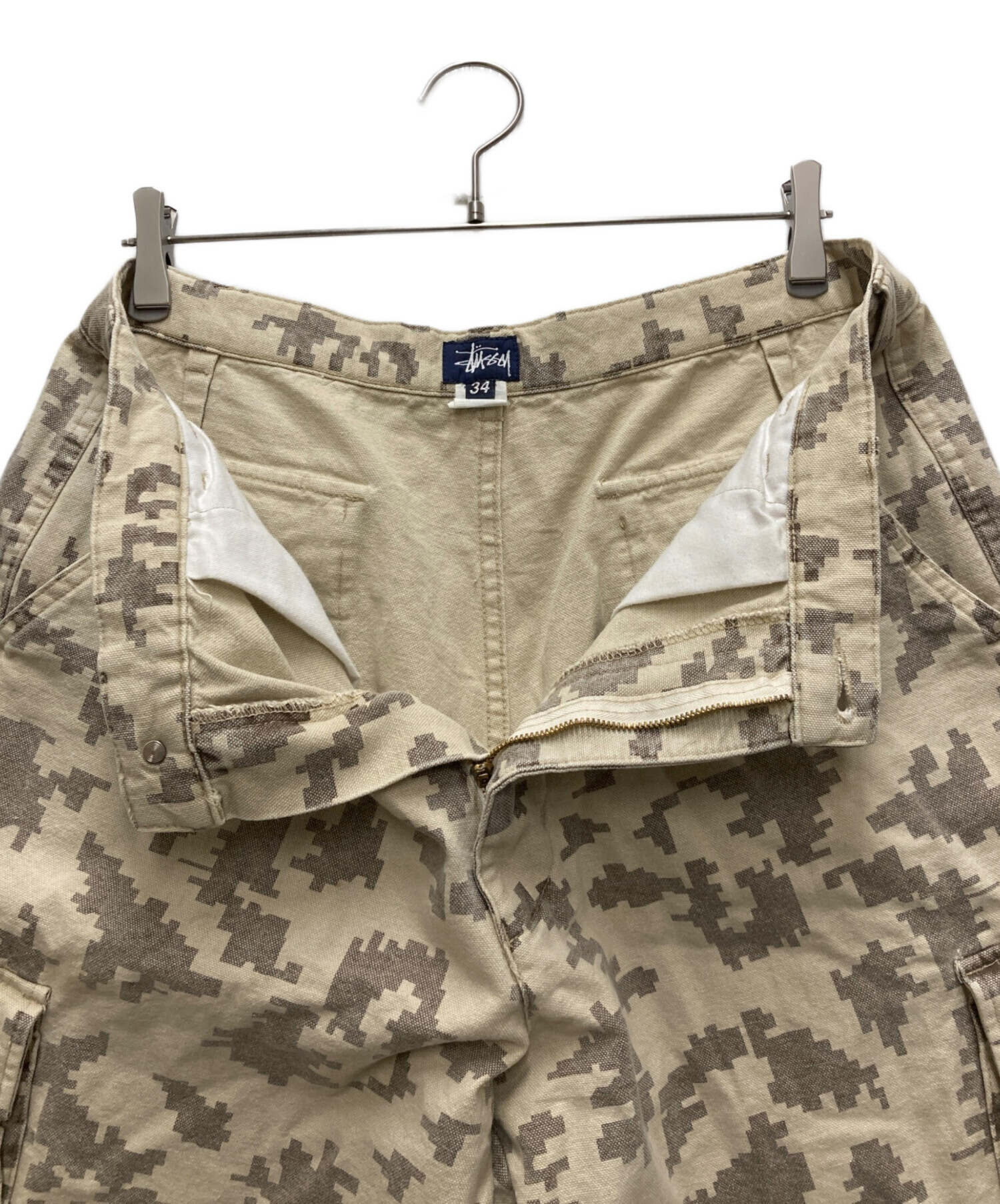 90s OLD STUSSY デジタルカモ　ショーツ　W36 デジタル STUSSY old デジタルカモ ショーツ W36 STUSSY OLD 90s カモ