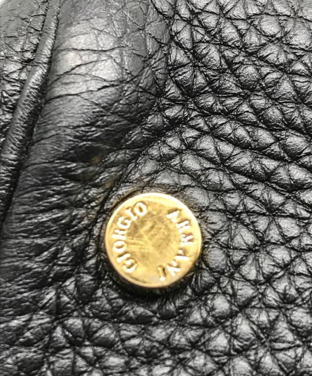 【レア物】strap SUN/kakke ジョルジオアルマーニ ブラック 中古・古着通販】GIORGIO ARMANI (ジョルジョアルマーニ) レザー