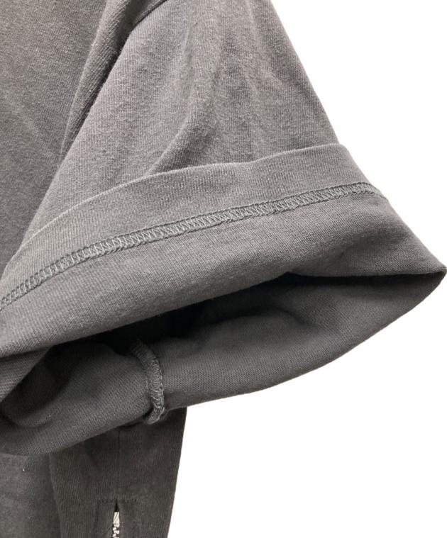 中古・古着通販】sacai (サカイ) Side Zip Cotton T-Shirt グレー
