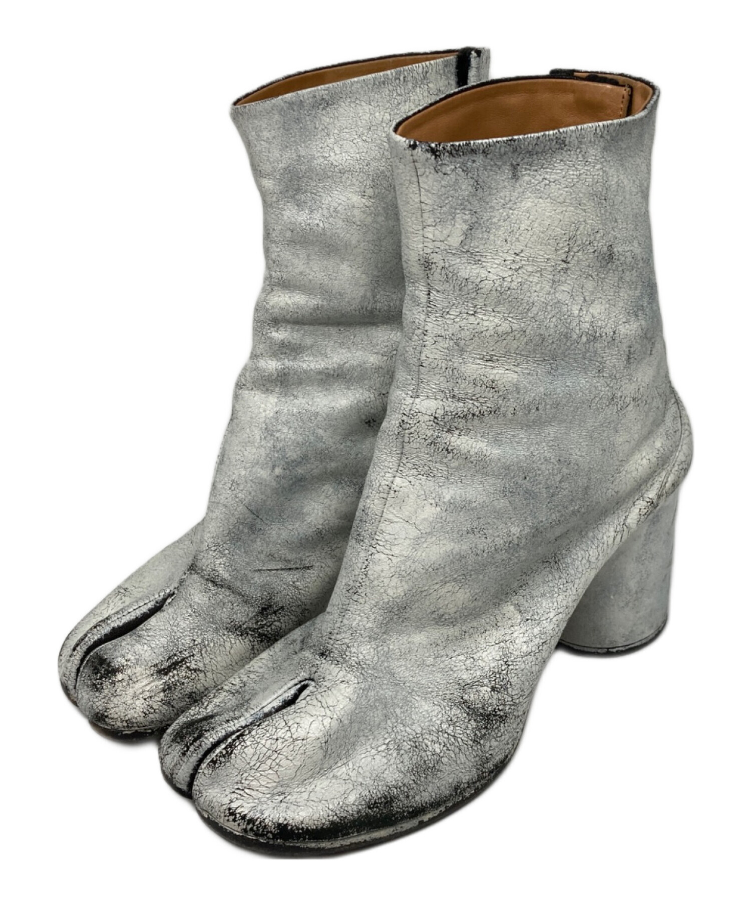 キ*ン様 maison margiela 足袋ブーツ　used加工　マルジェラ 中古・古着通販】Maison Margiela (メゾンマルジェラ) ペンキ加工足袋