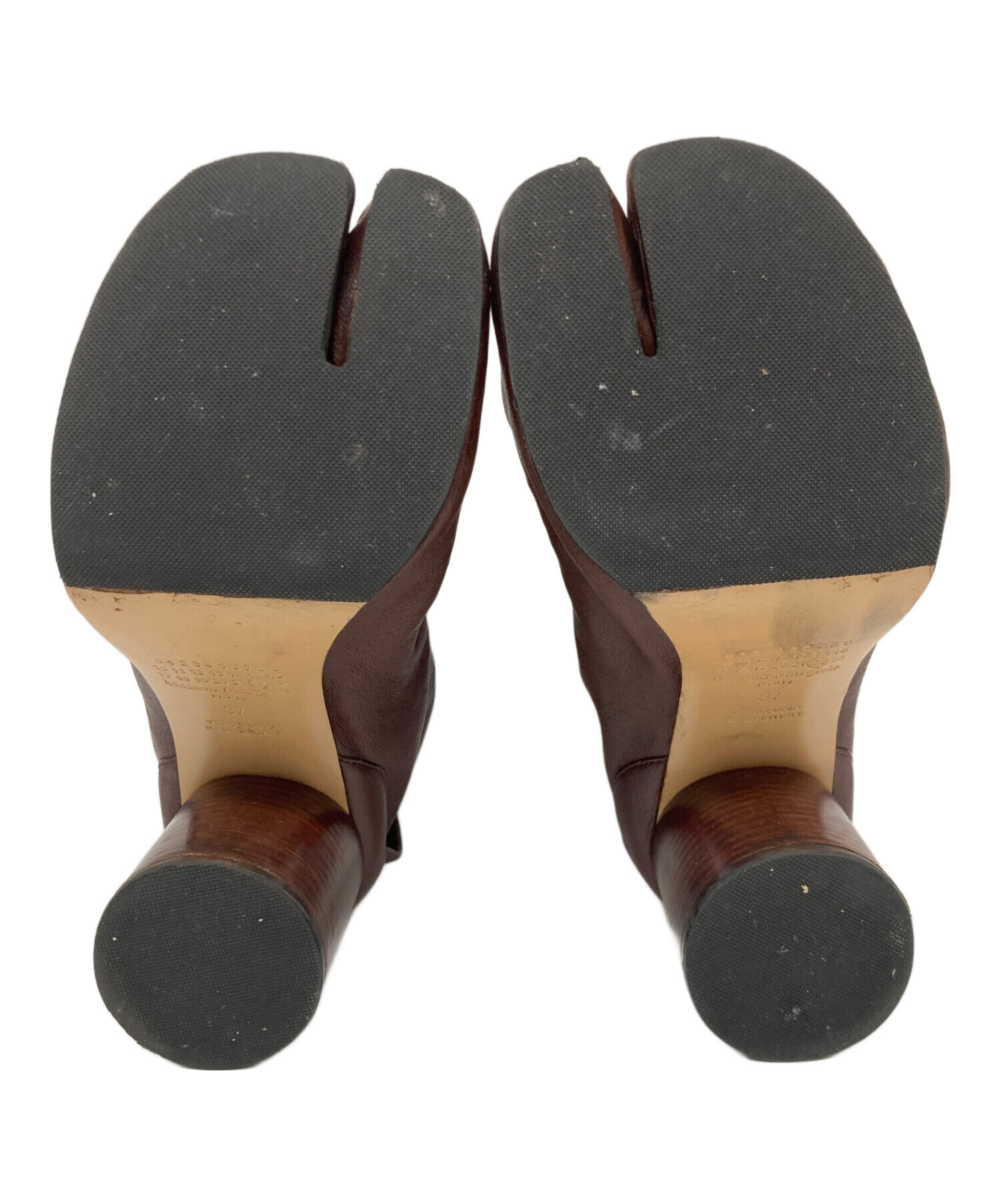 Maison Margiela 足袋ブーツ 37 ブラウン 中古・古着通販】Maison Margiela (メゾンマルジェラ) 足袋ブーツ