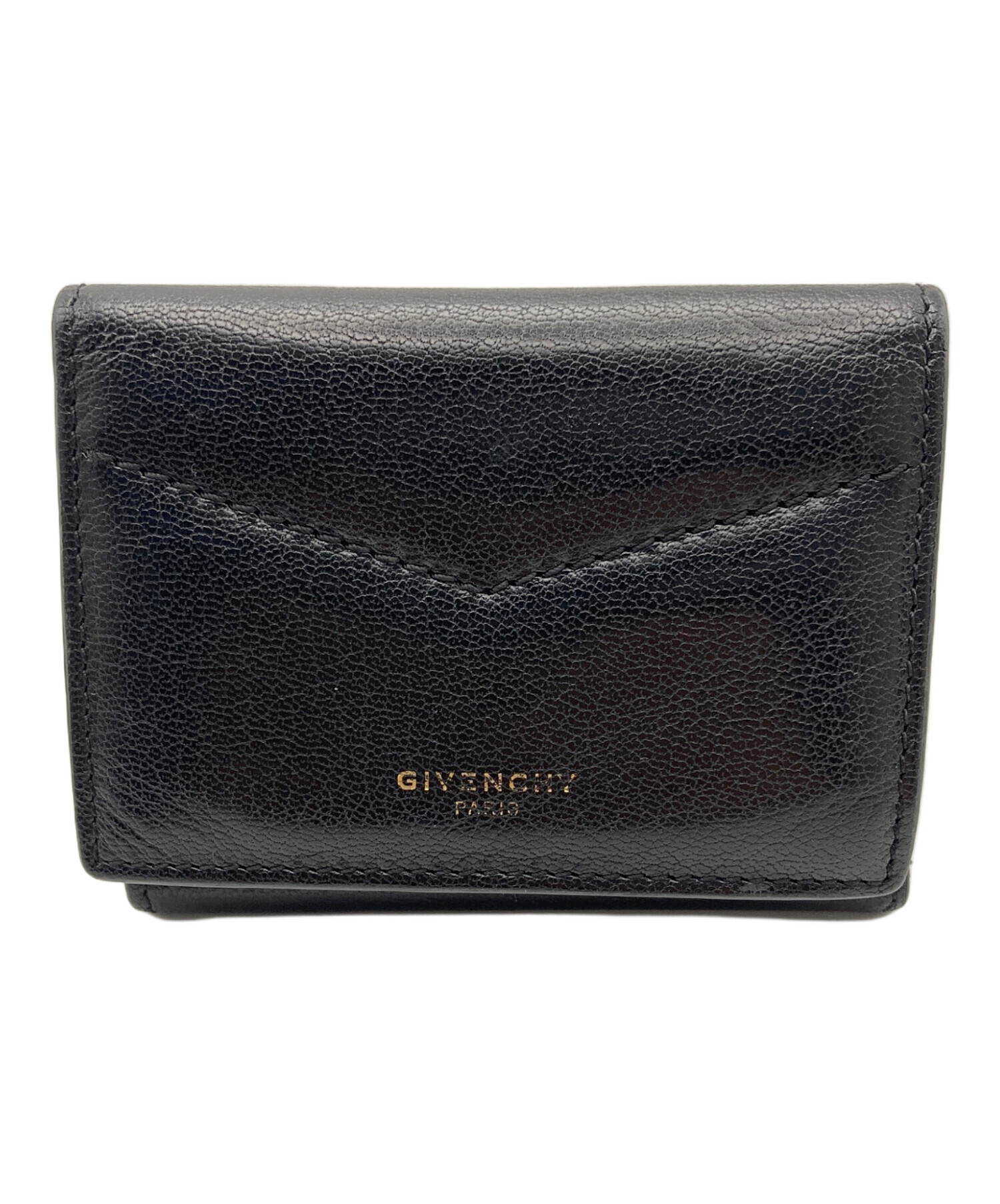 中古・古着通販】GIVENCHY (ジバンシィ) EDGE ミニウォレット ブラック 