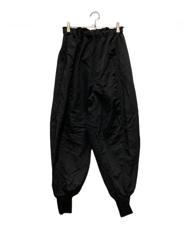 IIROT イロット　Taffeta active pants_White 36 中古・古着通販】IIROT (イロット) Taffeta Wide Trousers ブラック