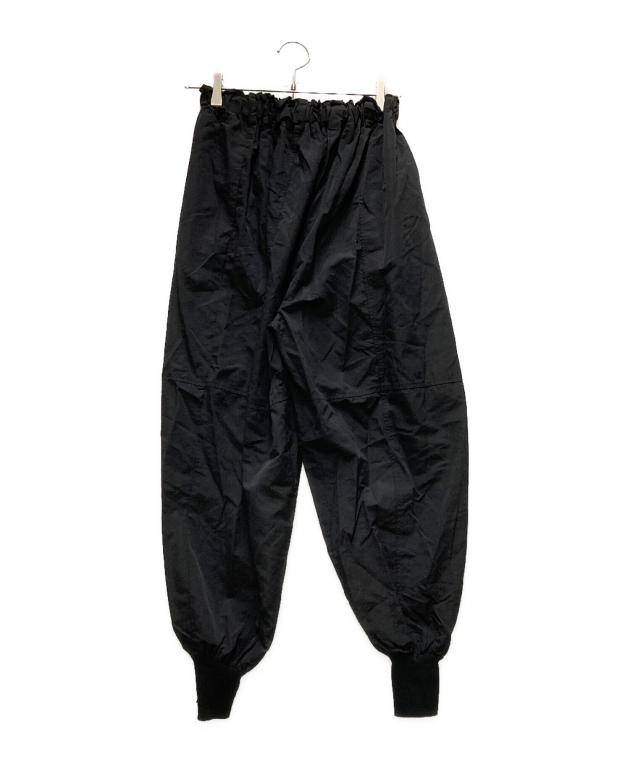IIROT イロット　Taffeta active pants_White 36 中古・古着通販】IIROT (イロット) Taffeta Wide Trousers ブラック