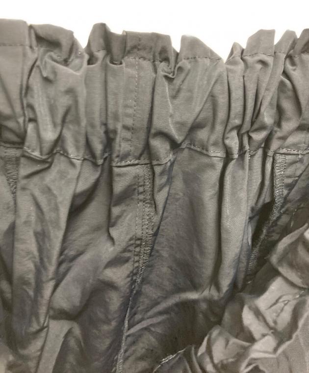 中古・古着通販】IIROT (イロット) Taffeta Wide Trousers ブラック
