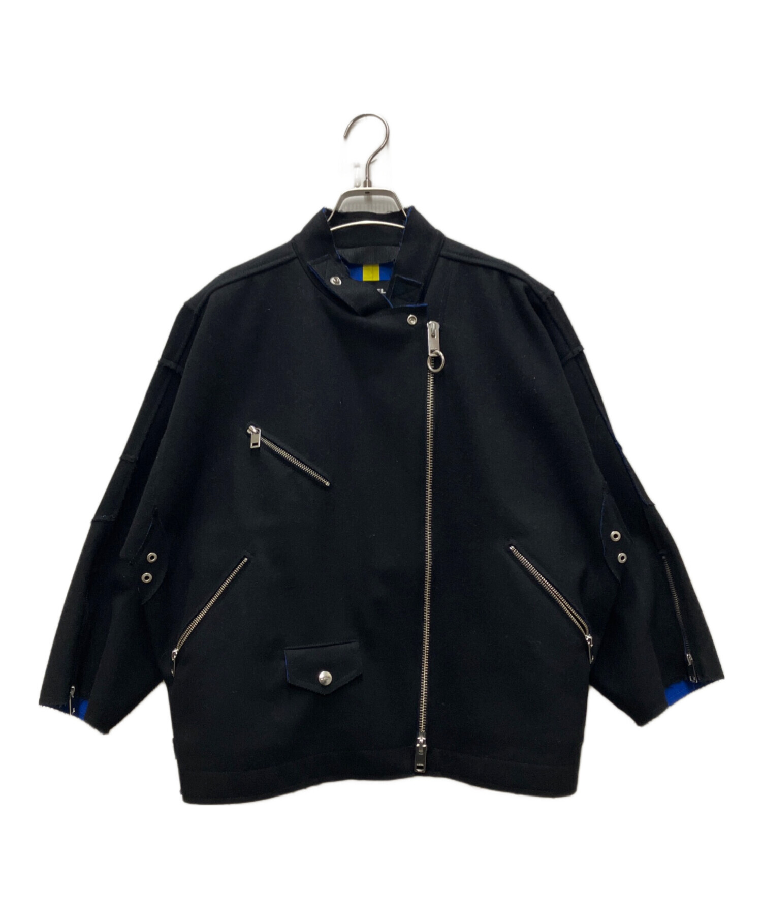 中古・古着通販】DIESEL (ディーゼル) ダブルライダースジャケット