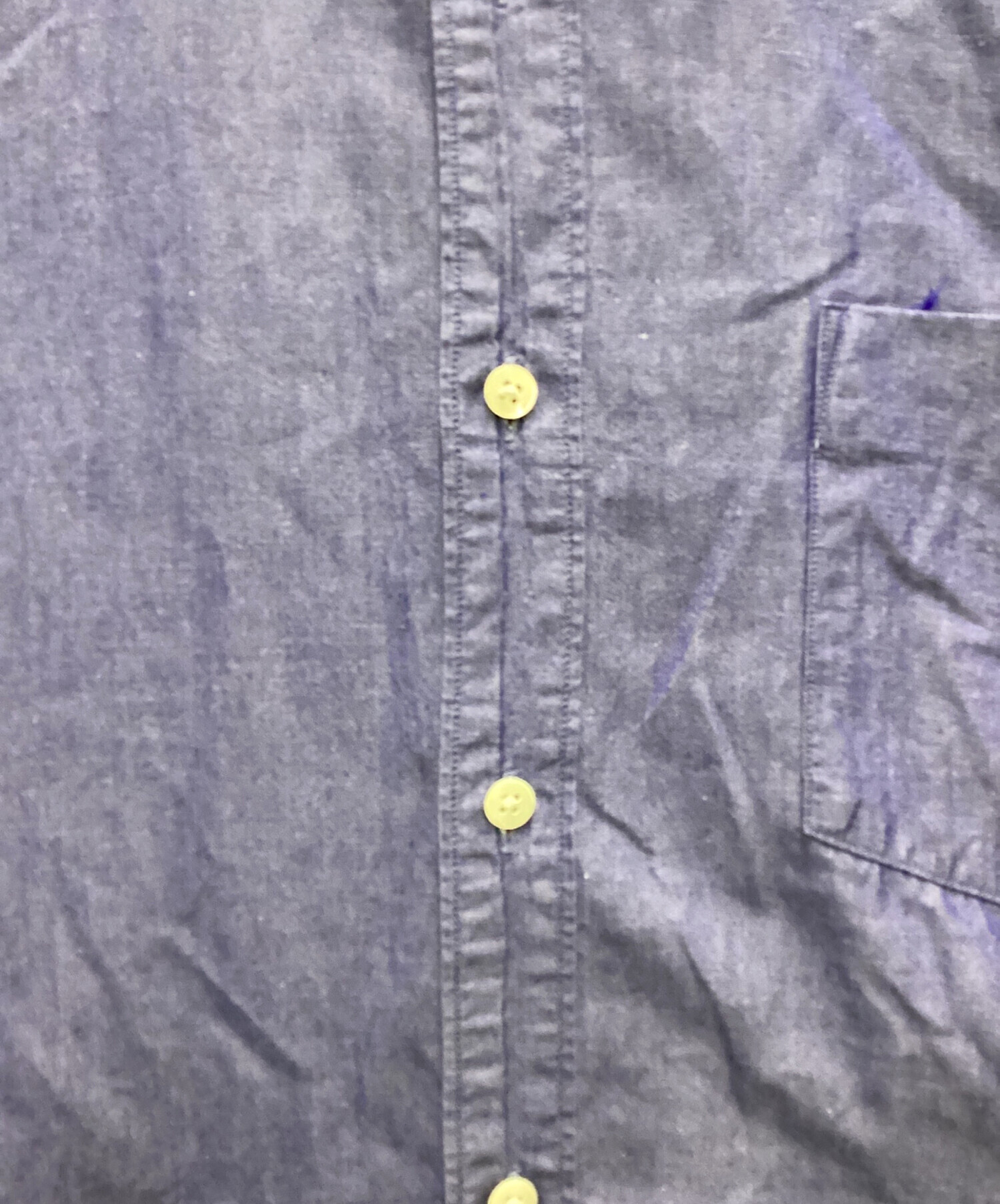 中古・古着通販】blurhms (ブラームス) Polish Chambray Band Collar