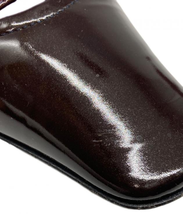 中古・古着通販】PRADA (プラダ) スクエアトゥーエナメルパンプス