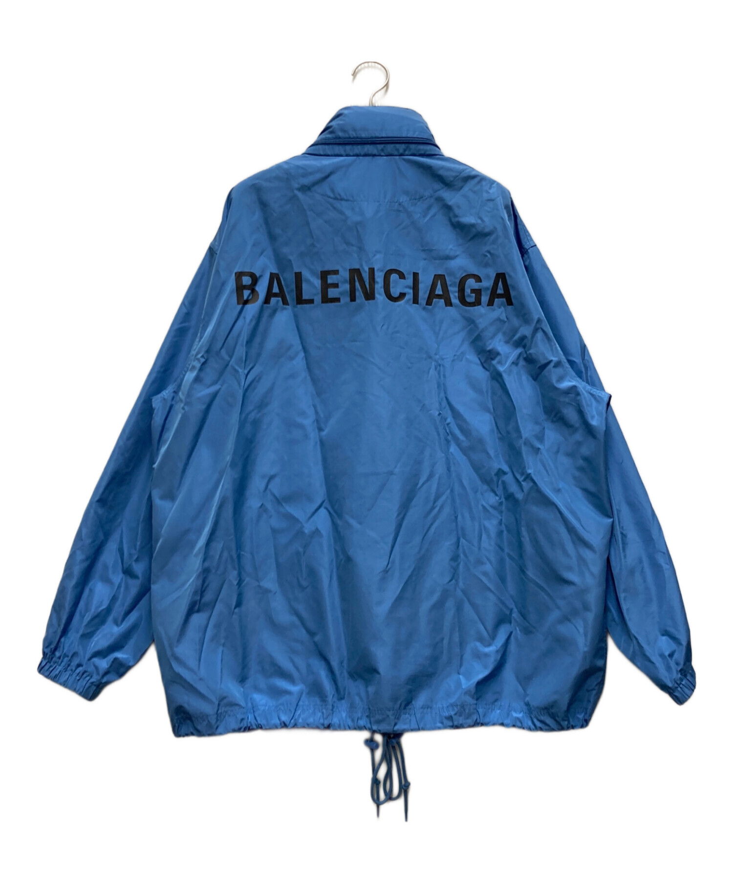 【新品 未使用 定番】Balenciaga ウィンドブレーカー34 中古・古着通販】BALENCIAGA (バレンシアガ) ロゴ ウインドブレーカー